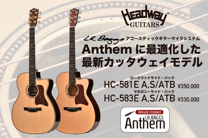 HEADWAY・LR Baggs Anthem に最適化したカッタウェイを発売